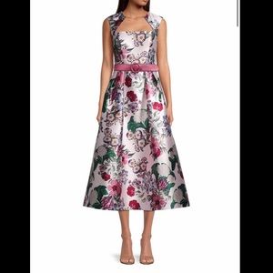 KAY UNGER Alma Floral Dress *NO BELT*